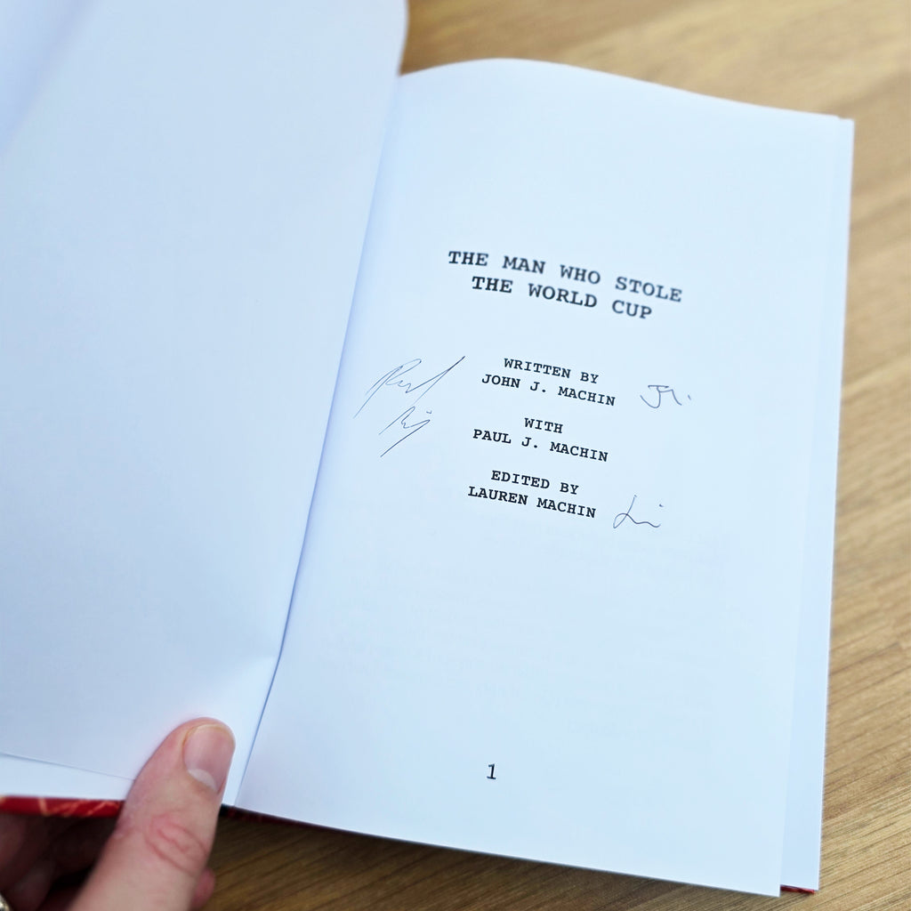 *AUTHOR SIGNED* The Man Who Stole The World Cup, LIMITED EDITION HARDBACK