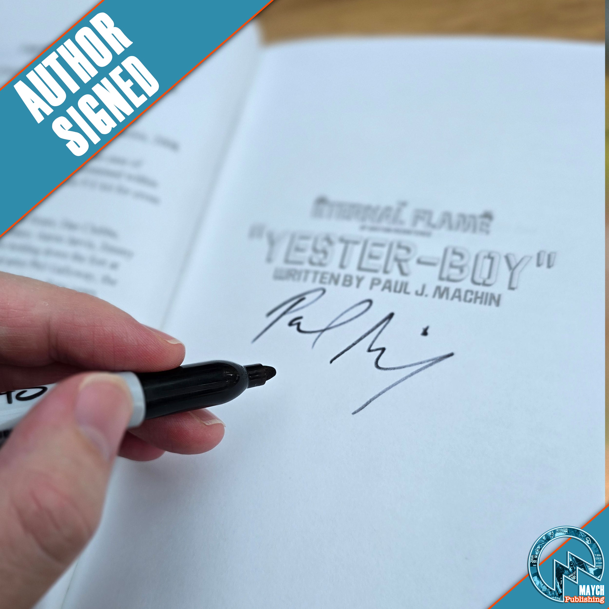 *AUTHOR SIGNED* The Eternal Flame: Yester-Boy - First Edition Paperback